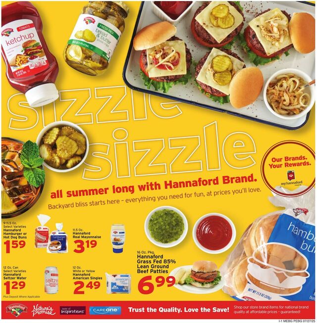 Catalogue Hannaford from 07/27/2025