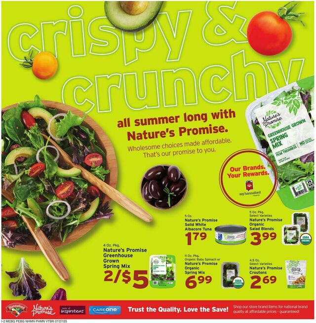 Catalogue Hannaford from 07/27/2025