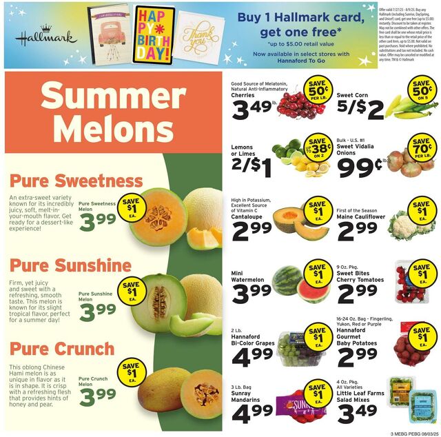 Catalogue Hannaford from 08/03/2025