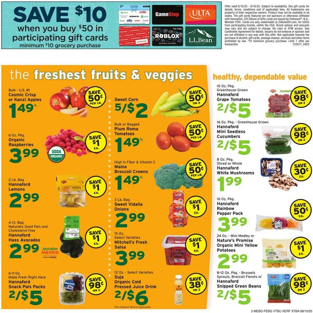Catalogue Hannaford from 08/10/2025