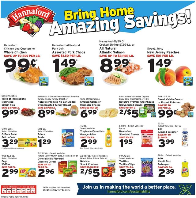 Catalogue Hannaford from 08/17/2025