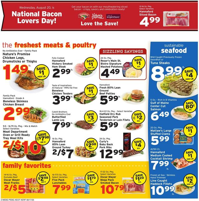 Catalogue Hannaford from 08/17/2025