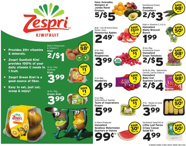 Catalogue Hannaford from 08/17/2025