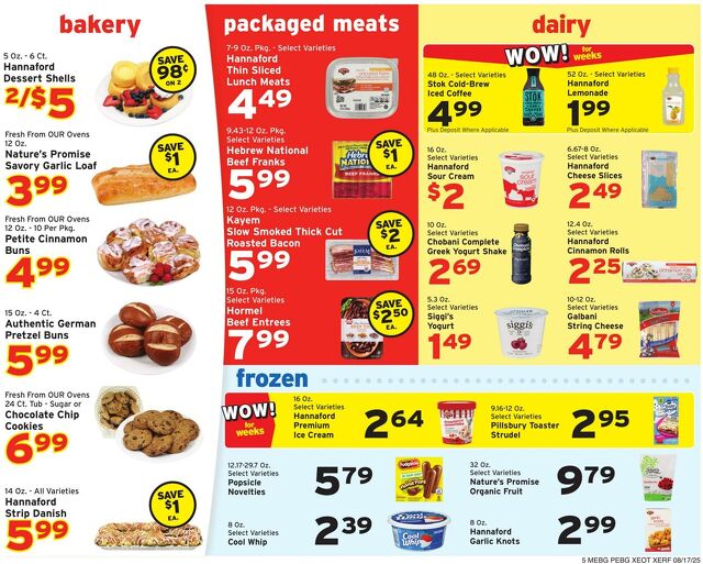 Catalogue Hannaford from 08/17/2025
