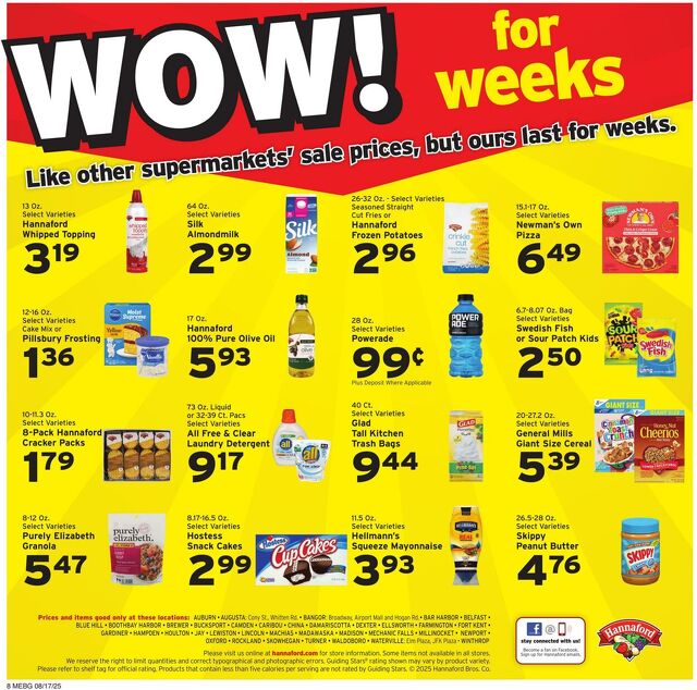 Catalogue Hannaford from 08/17/2025