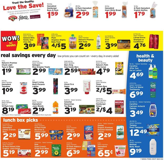 Catalogue Hannaford from 08/31/2025