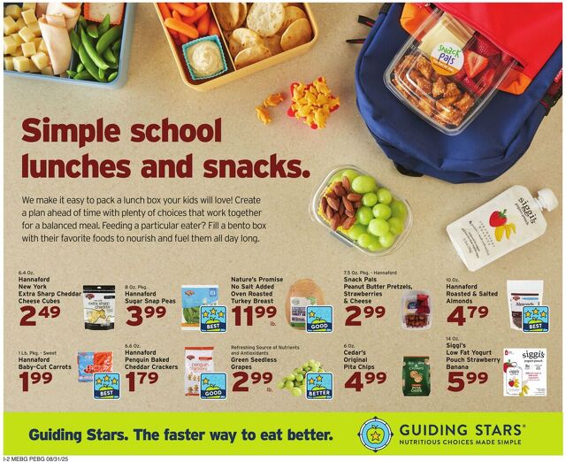 Catalogue Hannaford from 08/31/2025