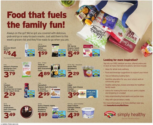 Catalogue Hannaford from 08/31/2025