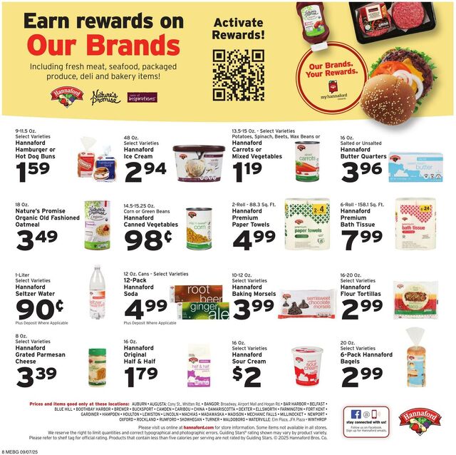 Catalogue Hannaford from 09/07/2025