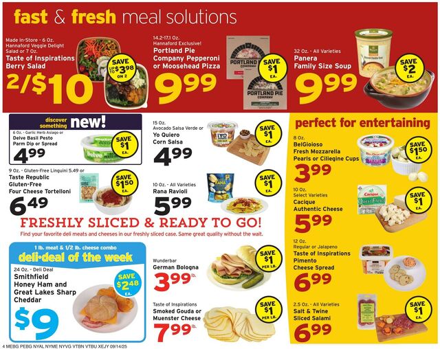 Catalogue Hannaford from 09/14/2025