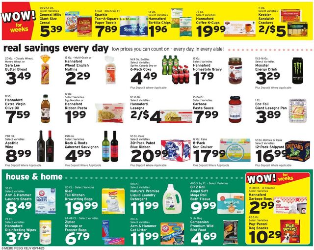 Catalogue Hannaford from 09/14/2025