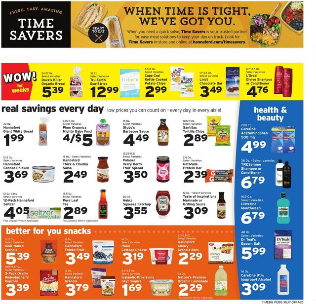 Catalogue Hannaford from 09/14/2025