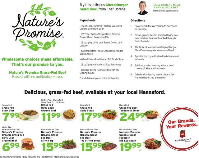 Catalogue Hannaford from 09/21/2025