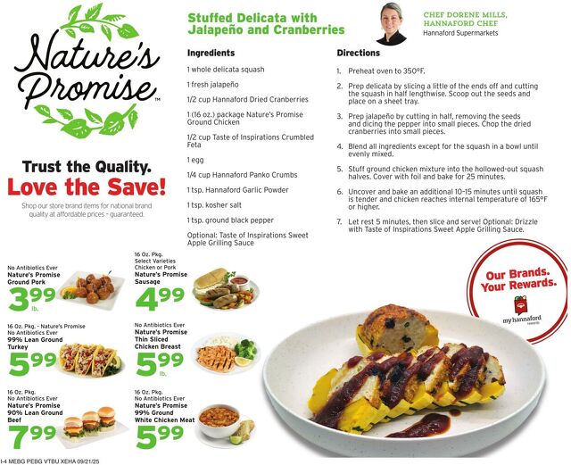 Catalogue Hannaford from 09/21/2025