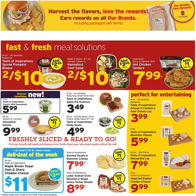 Catalogue Hannaford from 09/28/2025