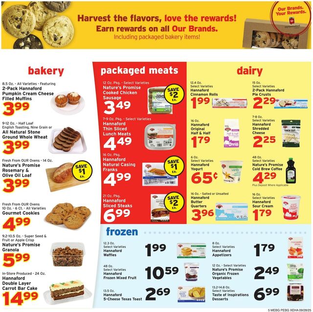 Catalogue Hannaford from 09/28/2025