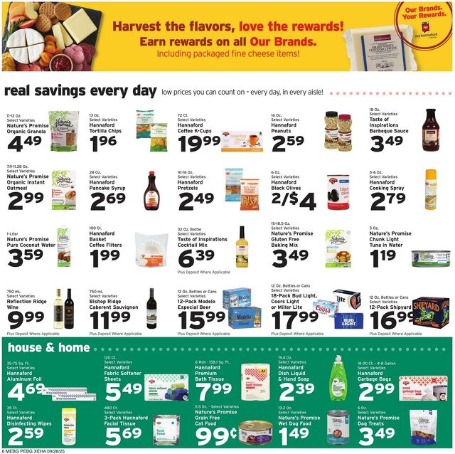Catalogue Hannaford from 09/28/2025