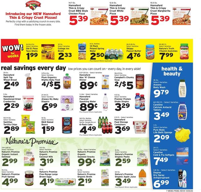Catalogue Hannaford from 10/05/2025