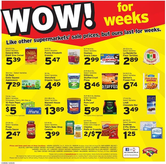 Catalogue Hannaford from 10/05/2025