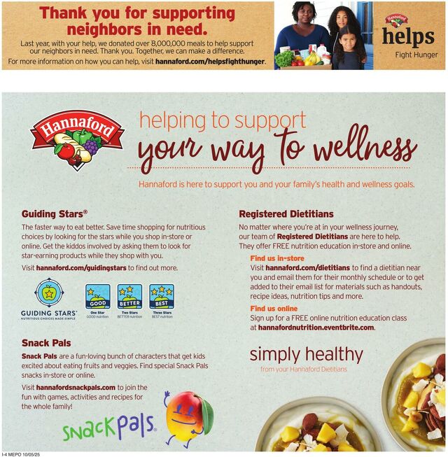 Catalogue Hannaford from 10/05/2025