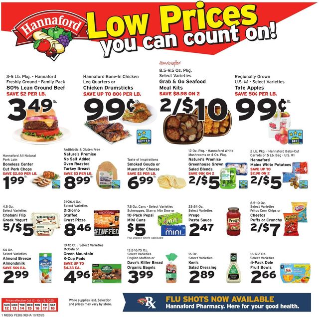 Catalogue Hannaford from 10/12/2025