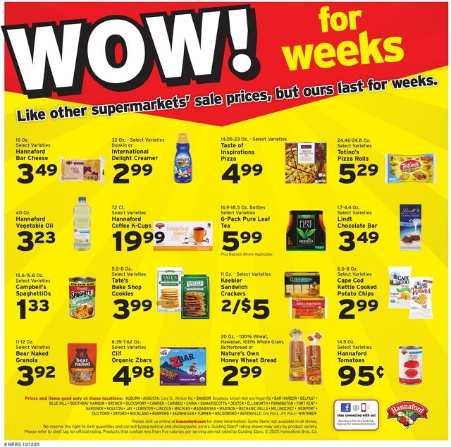 Catalogue Hannaford from 10/12/2025