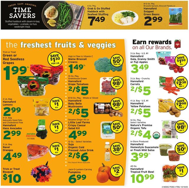 Catalogue Hannaford from 10/19/2025