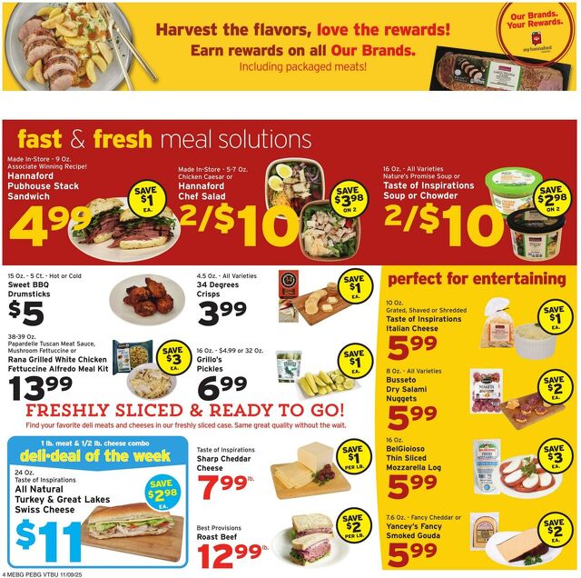 Catalogue Hannaford from 11/09/2025