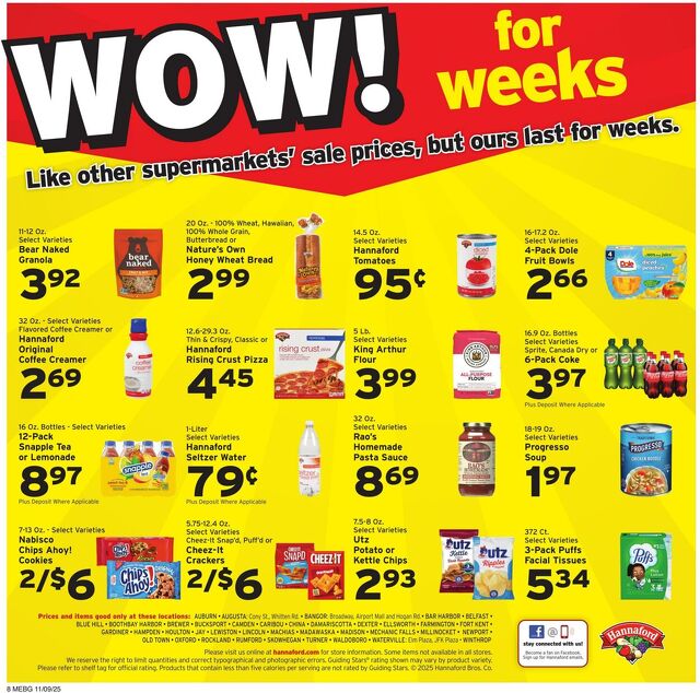 Catalogue Hannaford from 11/09/2025