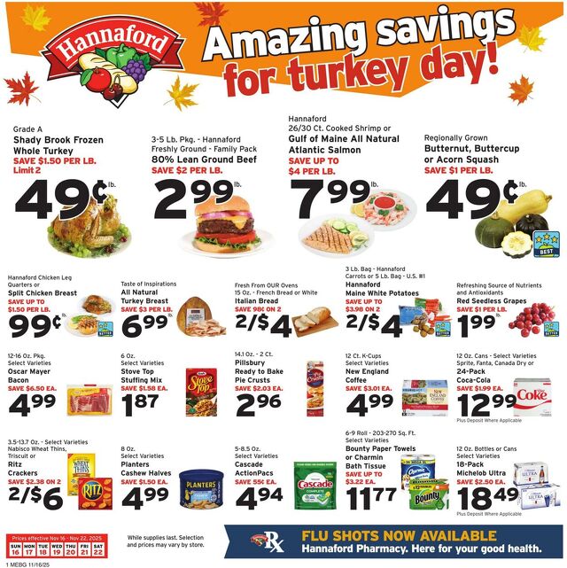 Catalogue Hannaford from 11/16/2025