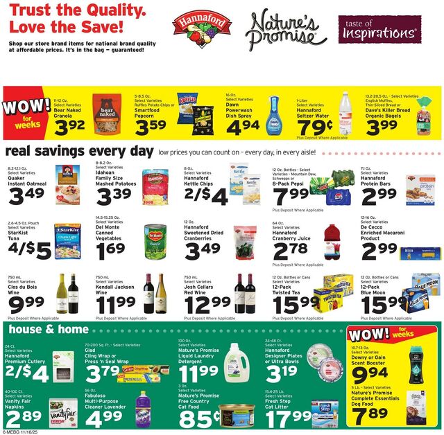 Catalogue Hannaford from 11/16/2025