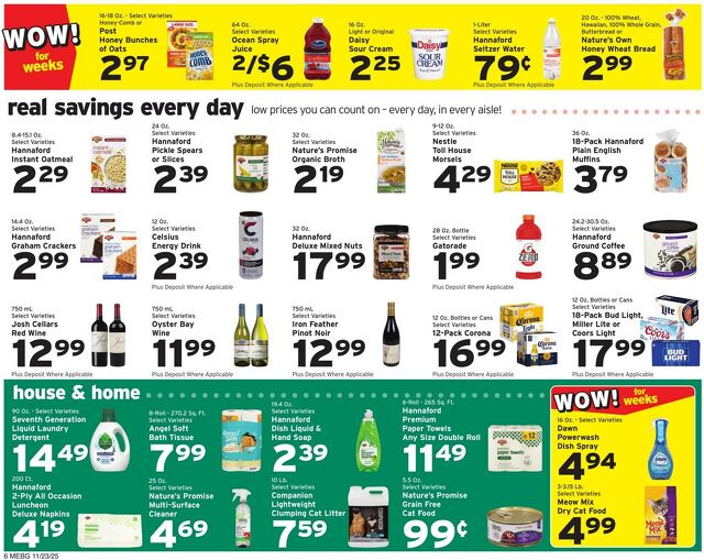 Catalogue Hannaford from 11/23/2025