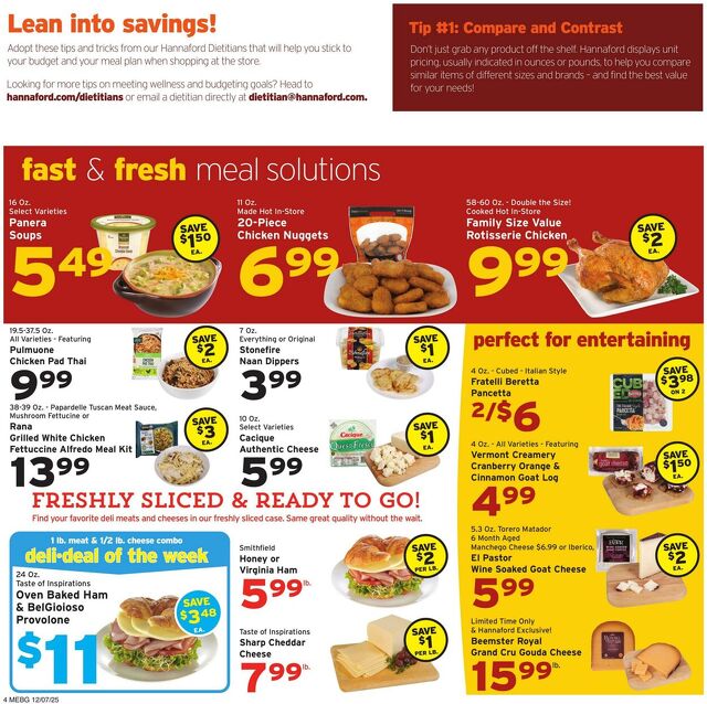 Catalogue Hannaford from 12/07/2025