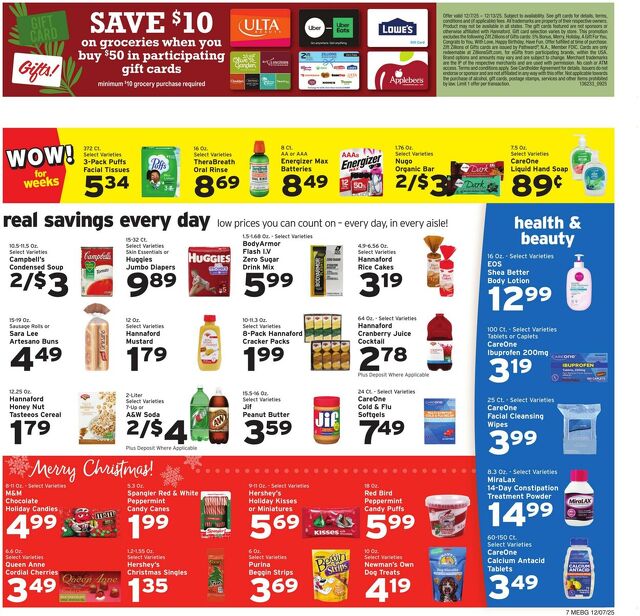 Catalogue Hannaford from 12/07/2025