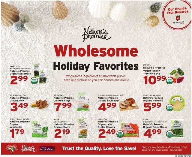 Catalogue Hannaford from 12/07/2025
