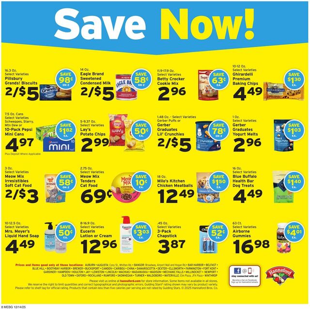 Catalogue Hannaford from 12/14/2025