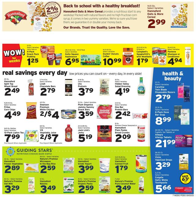 Catalogue Hannaford from 09/03/2023