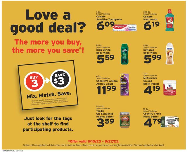 Catalogue Hannaford from 09/10/2023