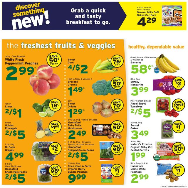 Catalogue Hannaford from 09/17/2023
