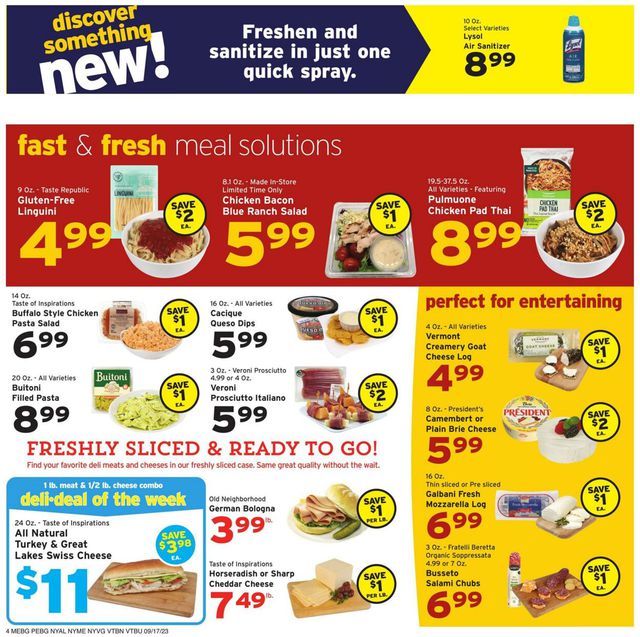 Catalogue Hannaford from 09/17/2023