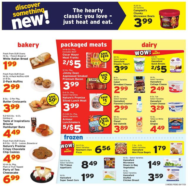 Catalogue Hannaford from 09/17/2023