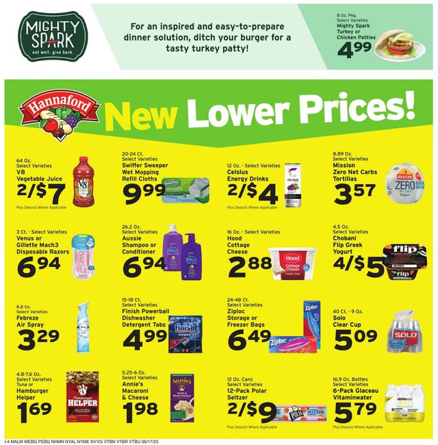 Catalogue Hannaford from 09/17/2023