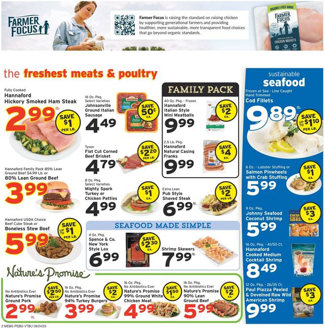 Catalogue Hannaford from 09/24/2023