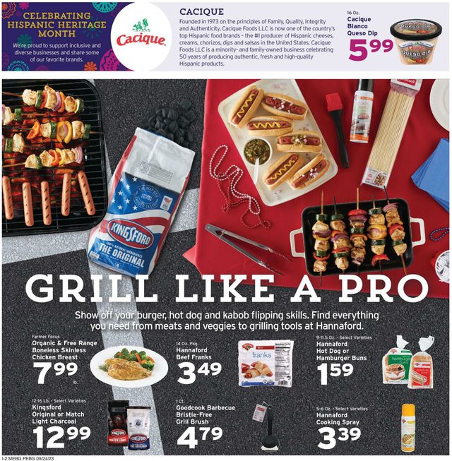 Catalogue Hannaford from 09/24/2023