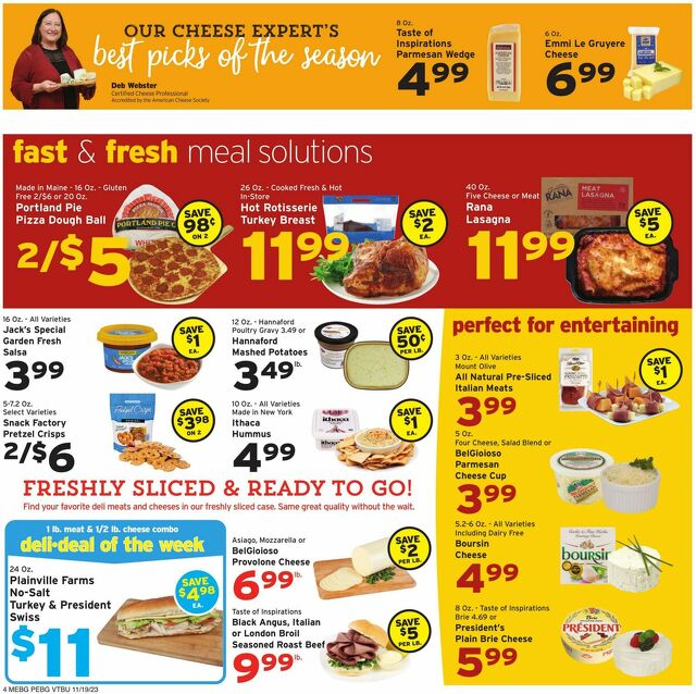 Catalogue Hannaford from 11/19/2023
