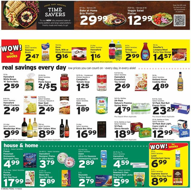 Catalogue Hannaford from 11/19/2023
