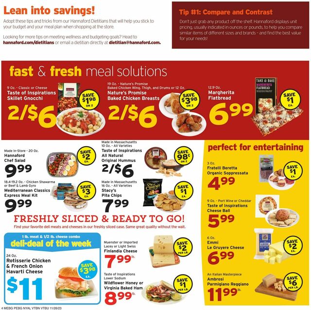 Catalogue Hannaford from 11/26/2023