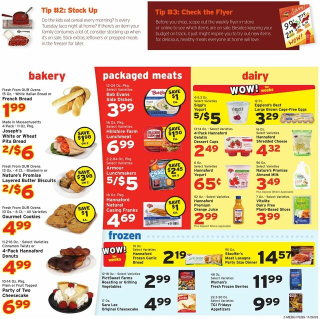 Catalogue Hannaford from 11/26/2023