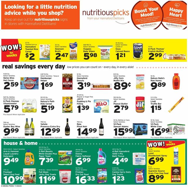 Catalogue Hannaford from 11/26/2023