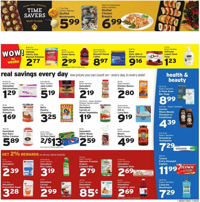Catalogue Hannaford from 11/26/2023